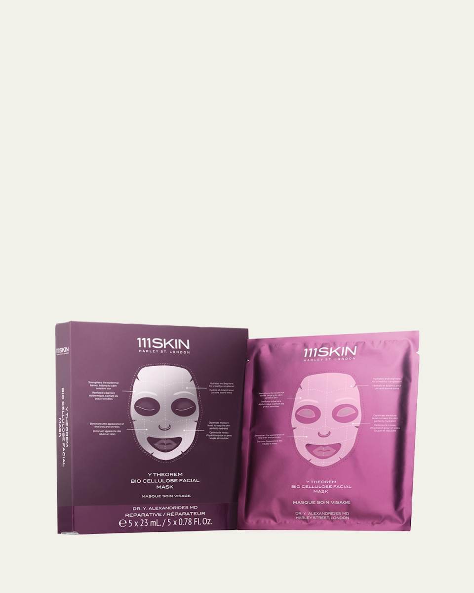 Y Theorem Bio Cellulose Facial Mask Box, 5 Count
